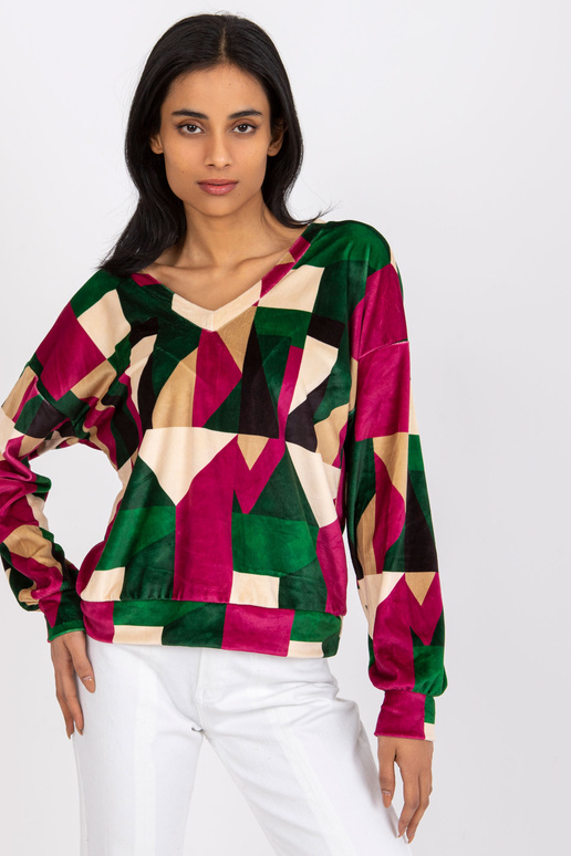 Rohelise ja fuksia mustriga...