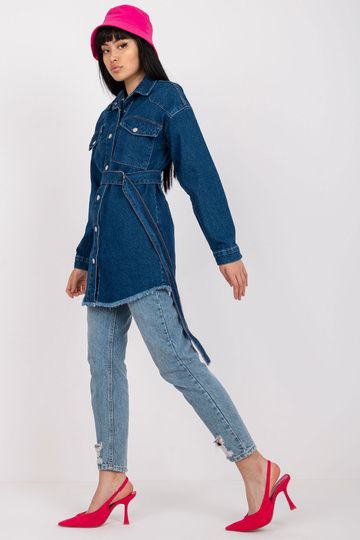 Sinine triibuga teksasärk...