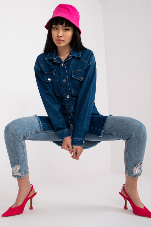 Sinine triibuga teksasärk RUE PARIS