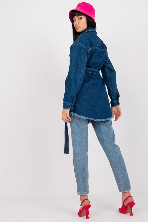 Sinine triibuga teksasärk RUE PARIS