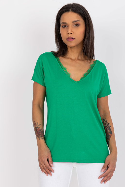 Roheline naiste T-särk pitsiga Aileen Roheline naiste T-särk pitsiga Aileen