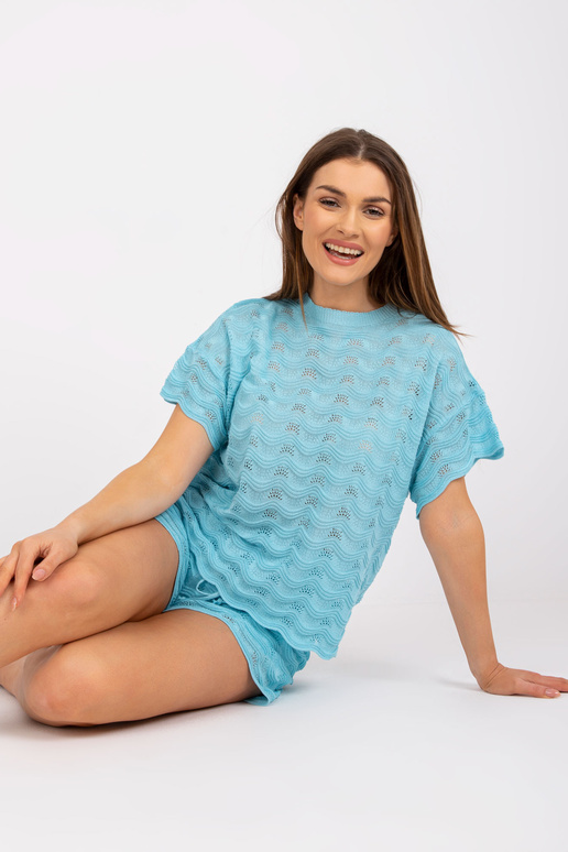 Sinine komplekt suveks lühikeste...