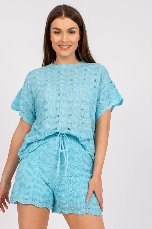 Sinine komplekt suveks lühikeste...