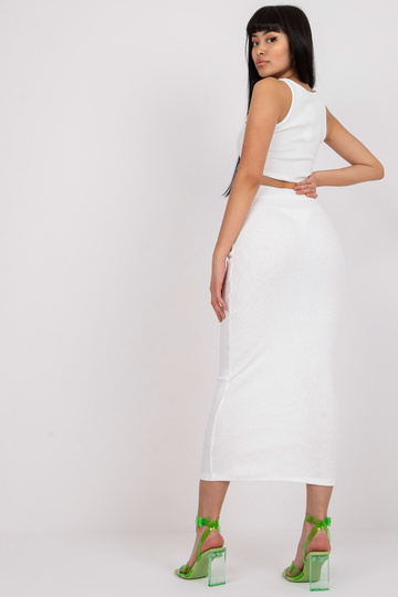 Ecru kaheosaline triipudega...