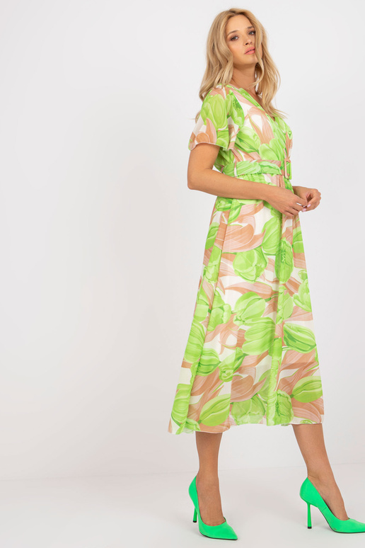 Värviliste mustritega beež ja...