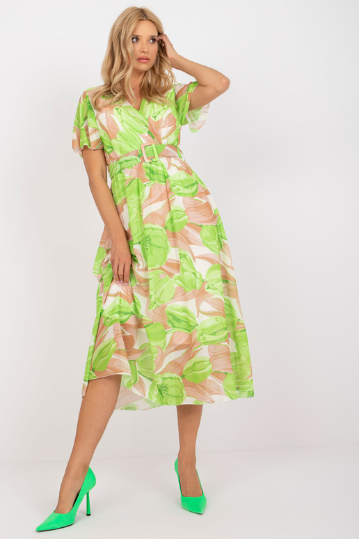 Värviliste mustritega beež ja...