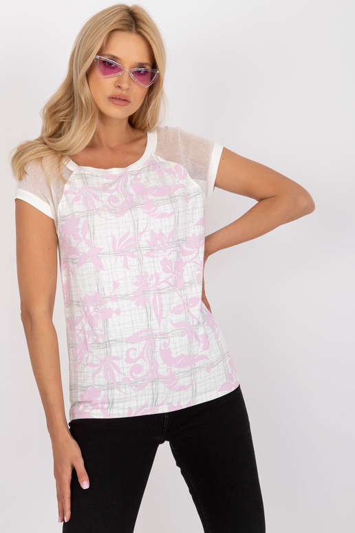 Ecru naiste pluus trükise ja...