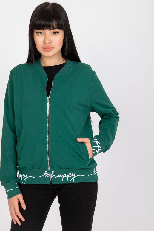 Tumeroheline naiste puuvillane Bomber...