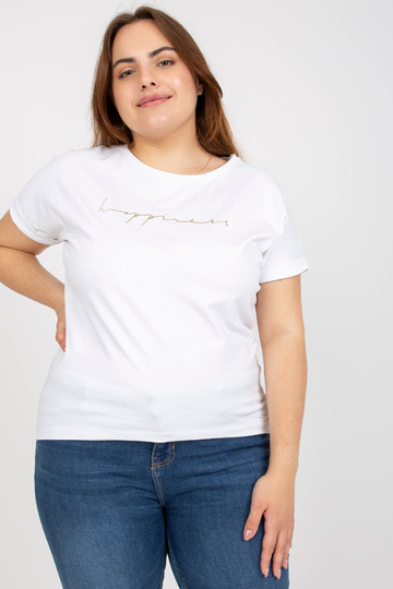 Valge plusssuuruses trükiga...