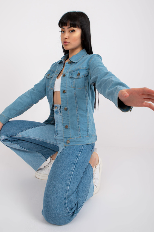 Helesinine klassikaline teksajakk RUE... Helesinine klassikaline teksajakk RUE...