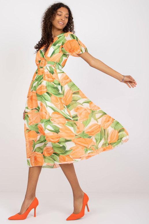 Oranžikasroheline midipikkuses...