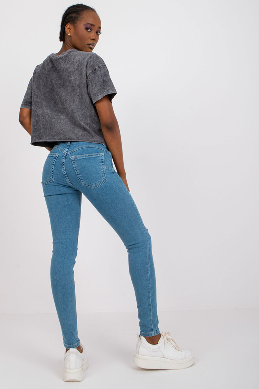 Sinised naiste teksapüksid RUE PARIS