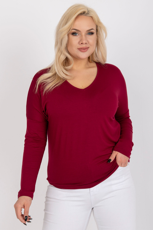 Burgundia pluss suuruses pluus...