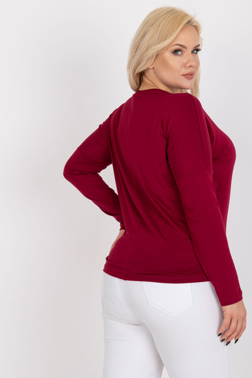 Burgundia pluss suuruses pluus...