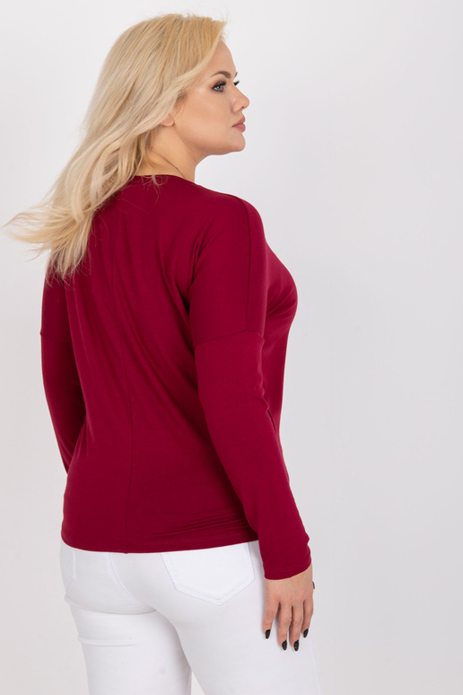 Burgundia pluss suuruses pluus...