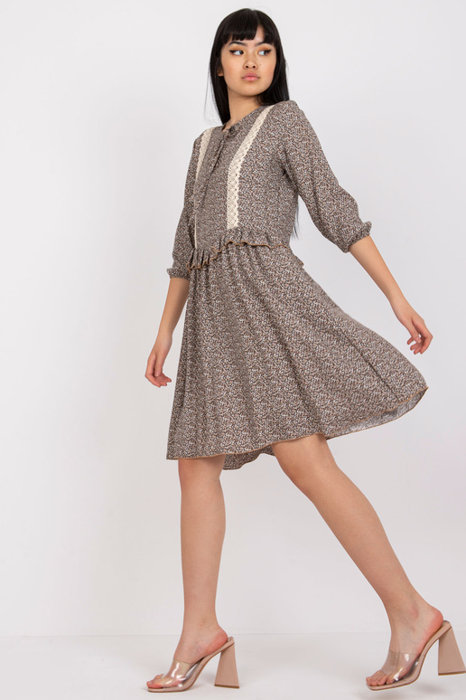 Pruun vabaajakleit 3/4 varrukatega...