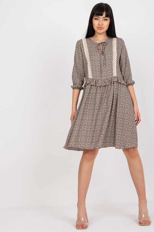 Pruun vabaajakleit 3/4 varrukatega...