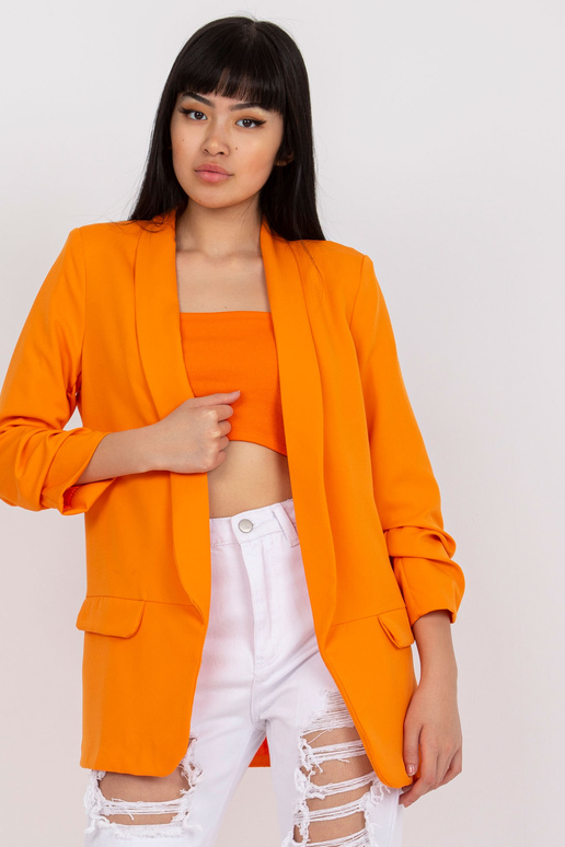 Heleoranž naiste bleiser Adela voodriga Heleoranž naiste bleiser Adela voodriga