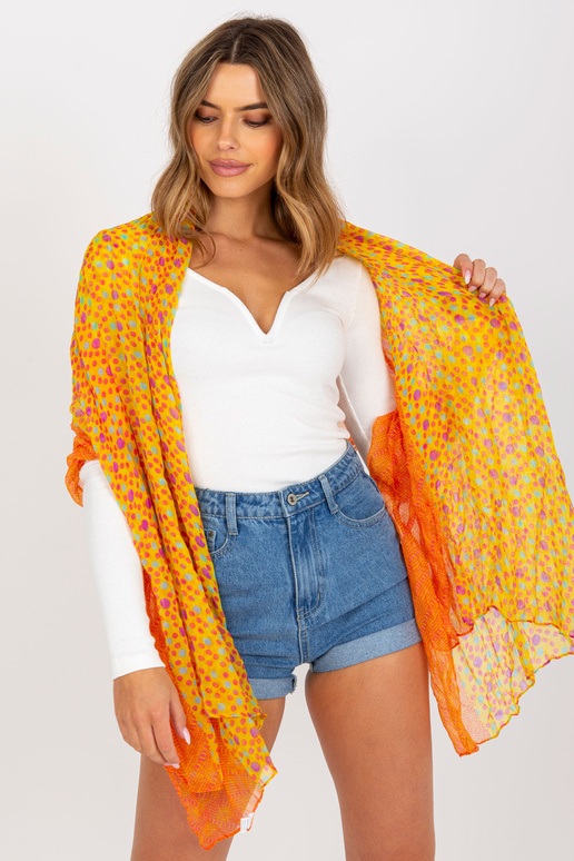 Kollase-oranži mustriga viskoostropp