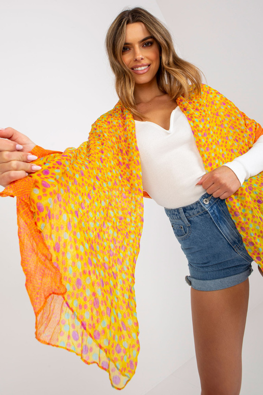 Kollase-oranži mustriga viskoostropp