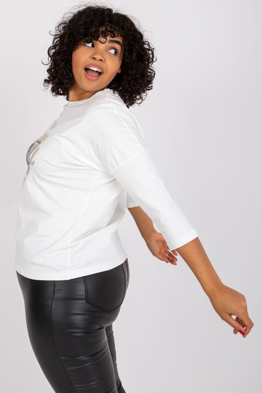 Ecru pluss suuruses pluus Vickey...