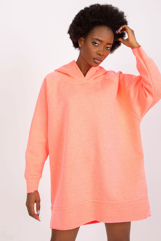 Fluo roosa dressipluus basic hoodie...