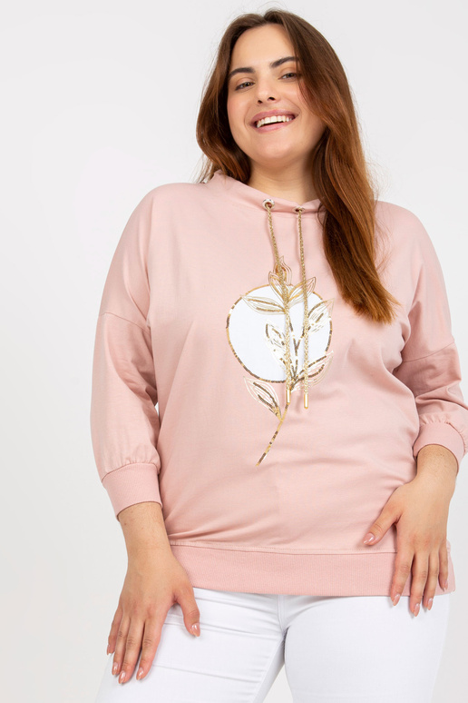 Tolmune roosa pluss suuruses pluus...