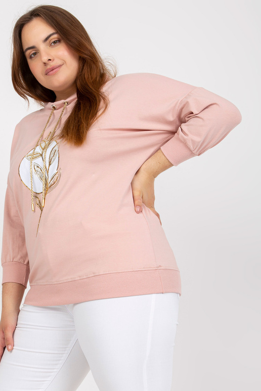 Tolmune roosa pluss suuruses pluus...