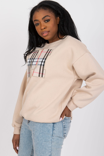 Beež kapuutsita dressipluus...