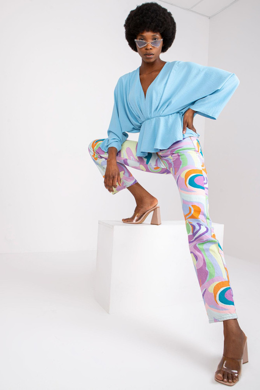 Raquela naiste helesinine õhuline pluus