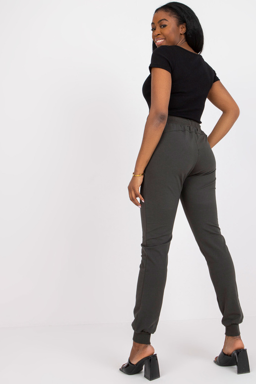 Khaki puuvillased dressipüksid