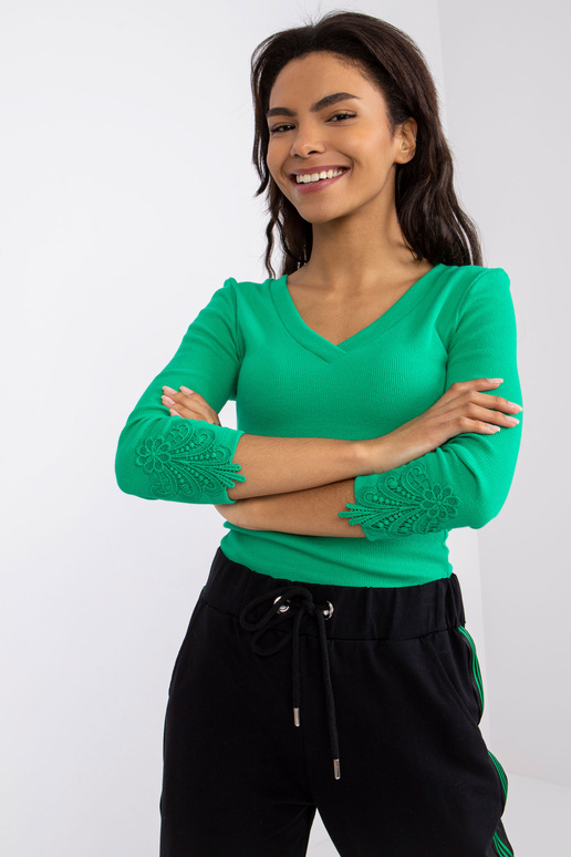 Rohelise triibuline pluus Alissia RUE...