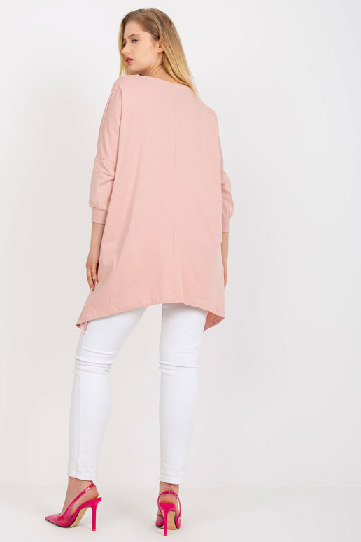 Määrdunud roosa pluss suuruses pikk...