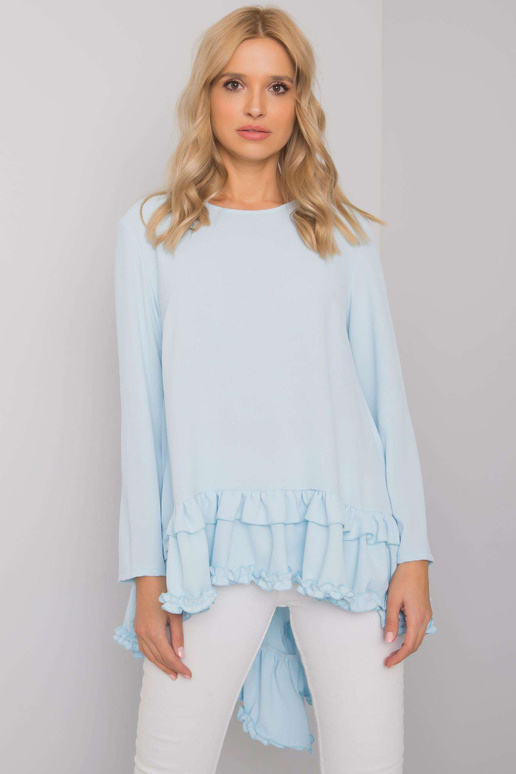 Helesinine voldiga pluus Tracy RUE PARIS