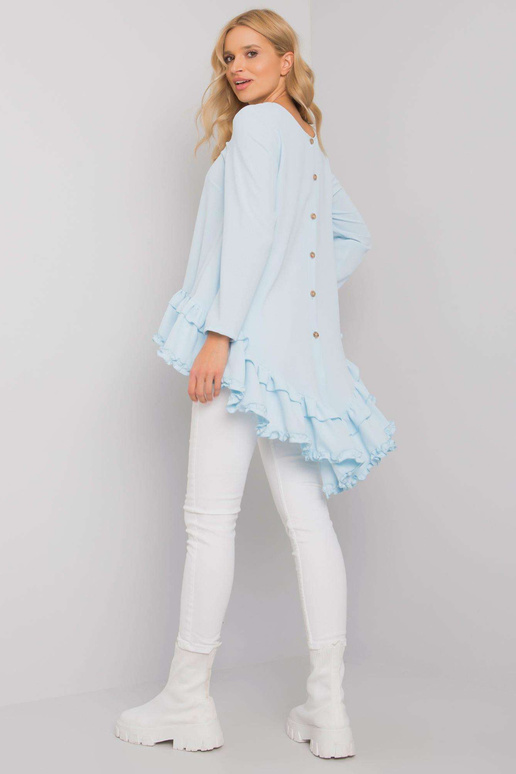 Helesinine voldiga pluus Tracy RUE PARIS