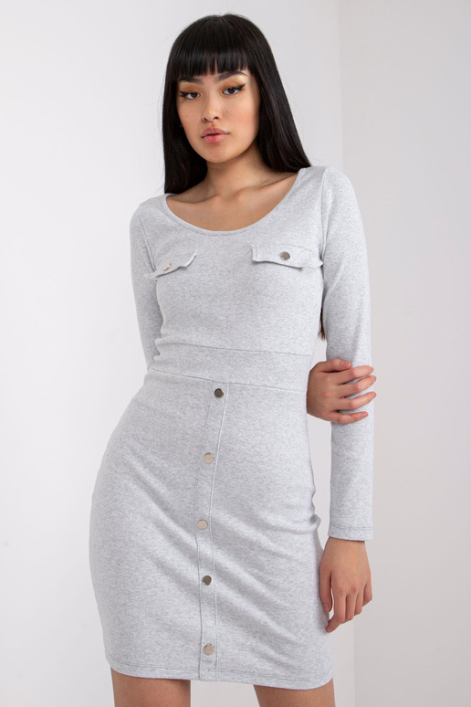 Helehalli melanžtriibuline kleit...