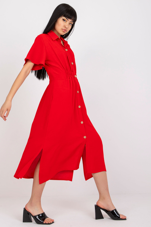 Punane midi kleit RUE PARIS Punane midi kleit RUE PARIS