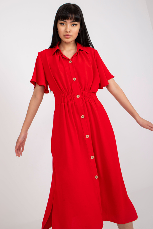 Punane midi kleit RUE PARIS Punane midi kleit RUE PARIS