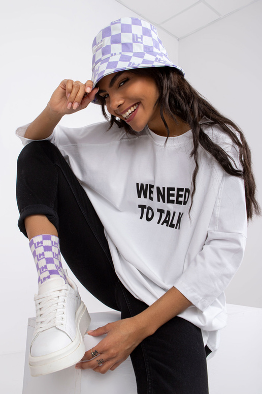 Valge pluus kirjadega Olivia RUE PARIS