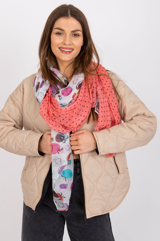 Valge-koralli ümbris trükistega