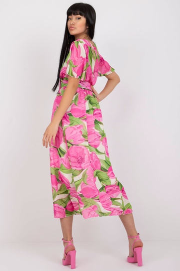 Roosa ja rohelise lilleline... 2