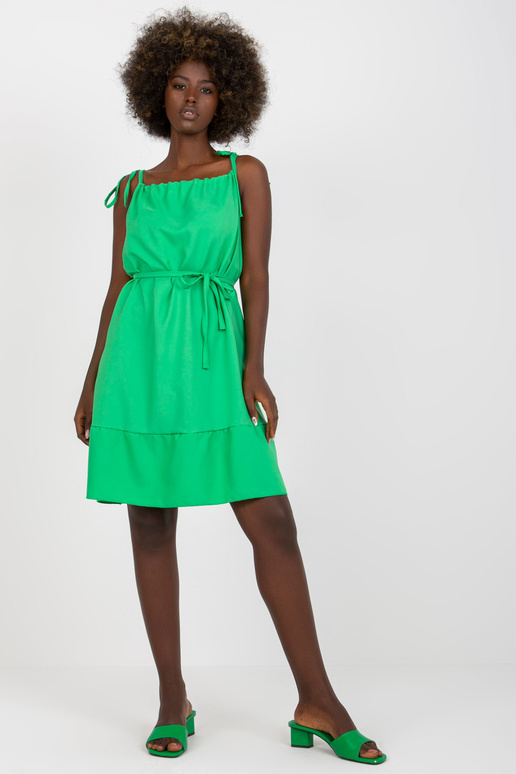 Roheline suvine minikleit viskoosiga...