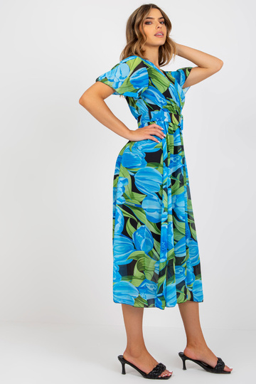 Sinise ja musta mustriga...