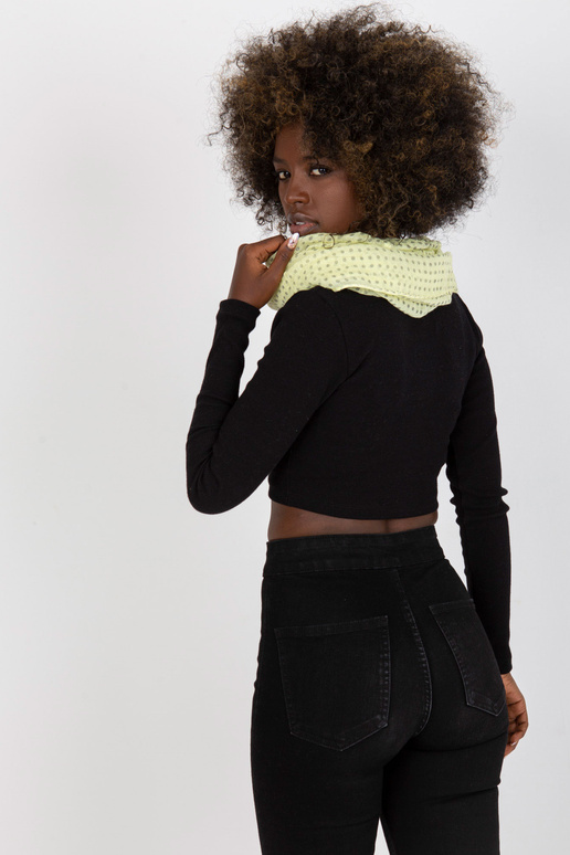 Kollane hele trükiga korsten