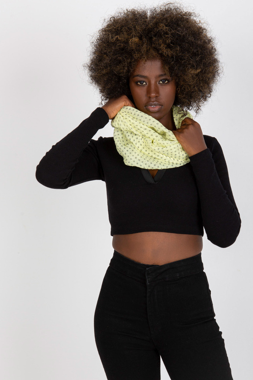 Kollane hele trükiga korsten