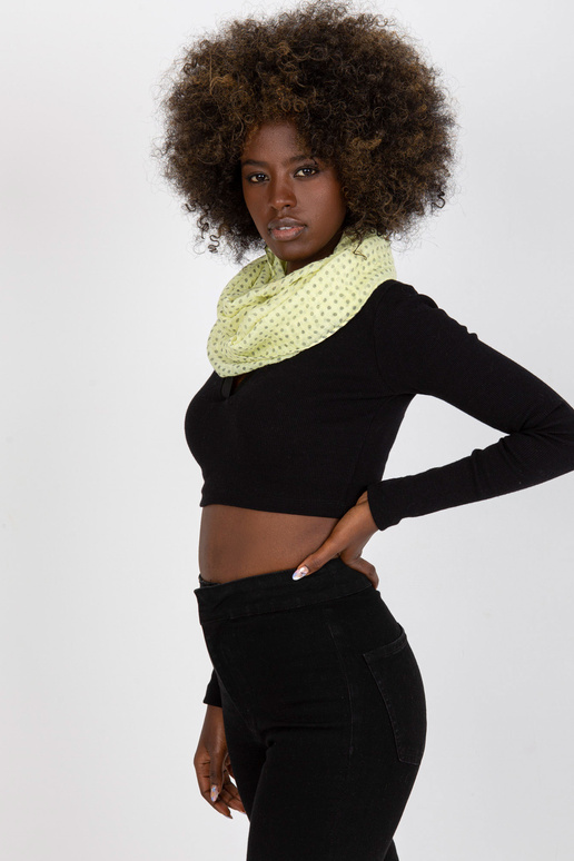 Kollane hele trükiga korsten