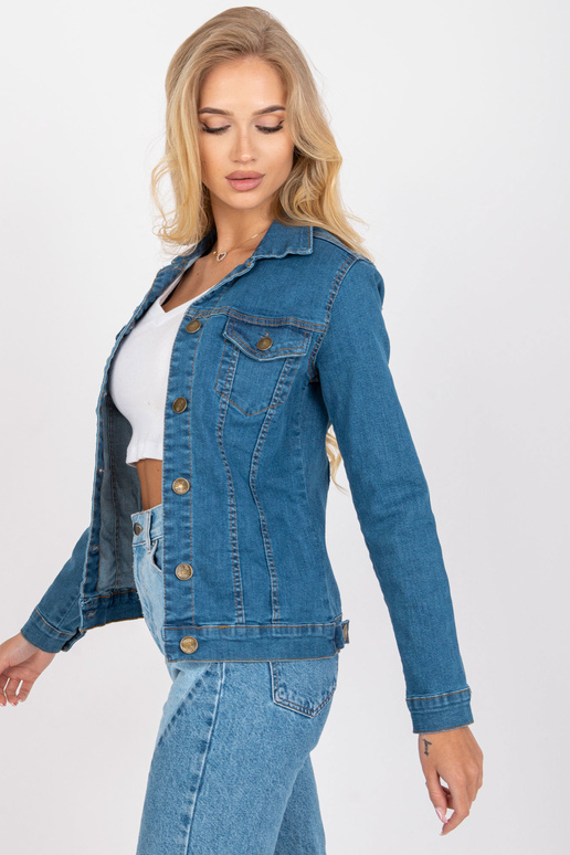 Sinine pikkade varrukatega teksajakk... Sinine pikkade varrukatega teksajakk...