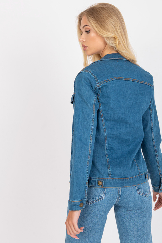 Sinine pikkade varrukatega teksajakk... Sinine pikkade varrukatega teksajakk...