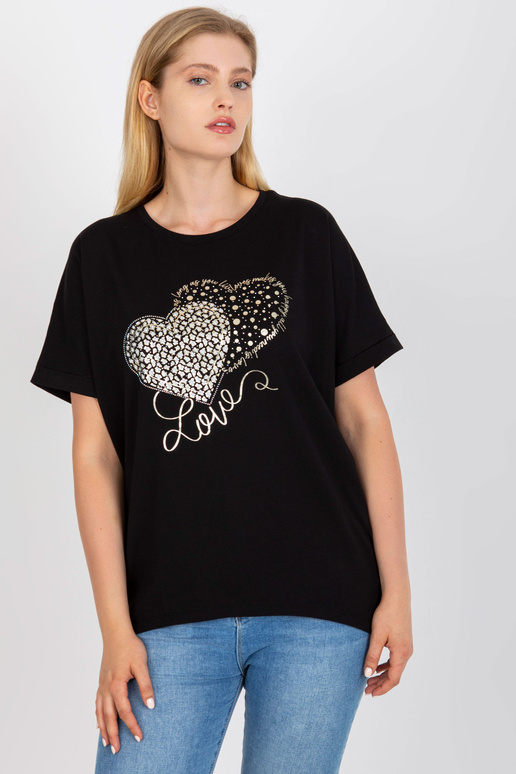 Must puuvillane suures suuruses...