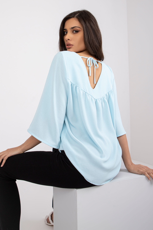 Helesinine avar pluus Anita RUE PARIS